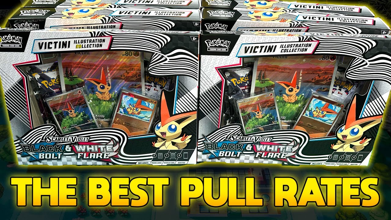 Opening 6 Victini Illustration Collection Boxes!!! | A SEALED CASE