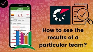 How to see the results of a particular team on Flashscore? screenshot 2