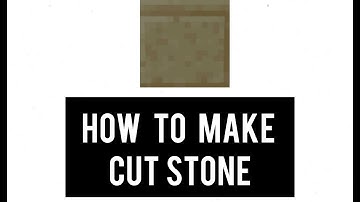 Minecraft Survival: How to Make Smooth ,Cut Sand Stone