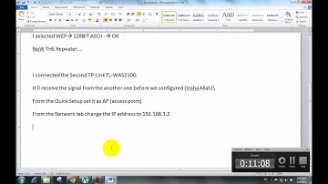 HD- TP-LINK TL-WA5210G BRIDGE CONFIGURATION.mp4