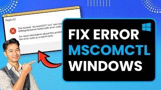 Fix MSCOMCTL.OCX Error in Windows 10/11 - (100% Working) !