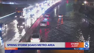 Another storm hits Southern California with heavy rain, snow