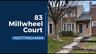 83 Millwheel Court video tour