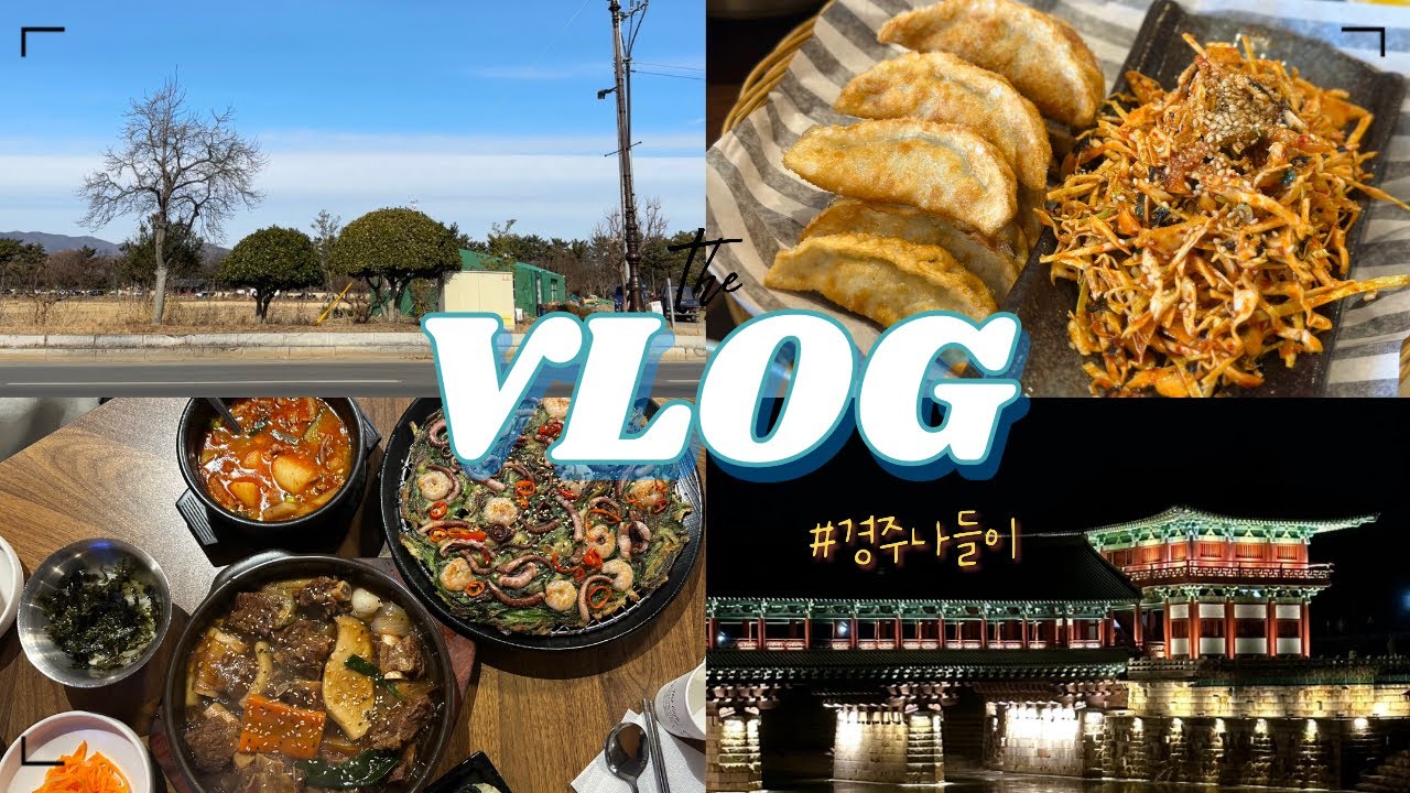 [VLOG]일상 브이로그💛먹부림 맘껏 즐기는 경주 나들이