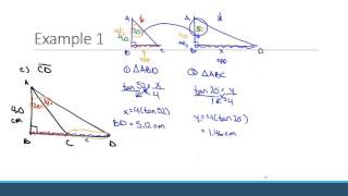 Solving Problems Involving More Than One Right Triangle