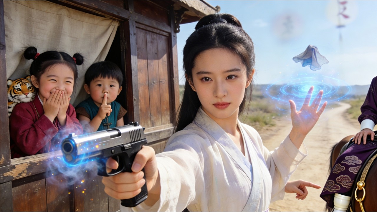 She becomes a peasant woman , and uses her spatial ability to raise children and make a living.