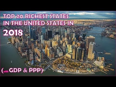 TOP 20 RICHEST STATES IN THE UNITED STATES OF AMERICA IN 2025 - YouTube