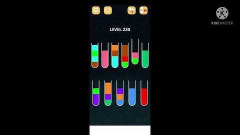 Color Sort Puzzle Level 220 Walkthrough Solution iOS/Android||Water Color Sort Puzzle Game Video