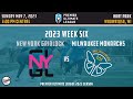 PUL 2023 Week 6: Milwaukee Monarchs vs. New York Gridlock - May 7, 2023