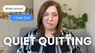 If you still don't know what's QUIET QUITTING