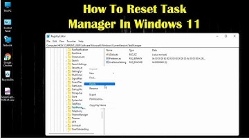 How To Reset Task Manager In Windows 11