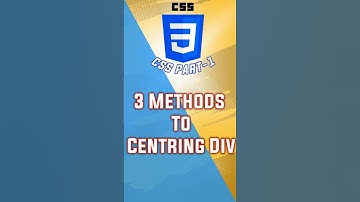 Center a Div: 3 Ways (Flexbox, Grid, Position)  #code #quiz #codewithharry