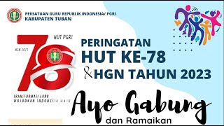 Peringatan HUT PGRI Ke-78 Kab. Tuban: LOMBA PADUAN SUARA