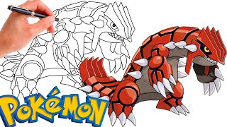 How To Draw GROUDON POKEMON #383 | Generation 3