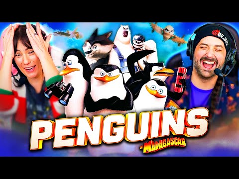 PENGUINS OF MADAGASCAR (2014) MOVIE REACTION! FIRST TIME WATCHING! Full Movie Review