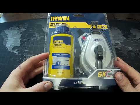 Обзор Шнур разметочный Irwin Strait Line Mach6 30 м + синий краситель 113 г из Rozetka Обзор Шнур разметочный Irwin Strait Line Mach6 30 м + синий краситель 113 г из Rozetka