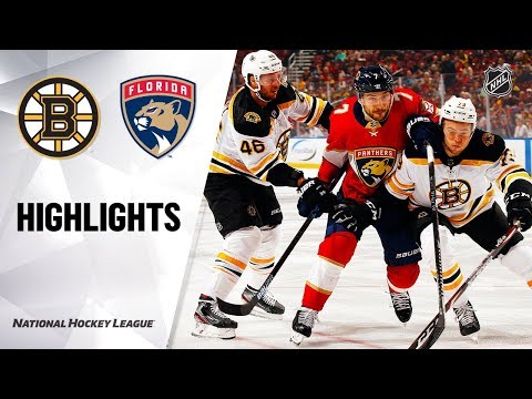 NHL Highlights | Bruins @ Panthers 12/14/19