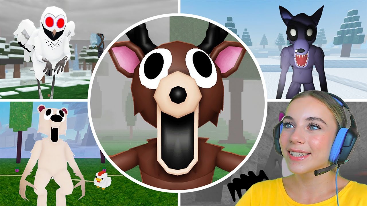 99 ДНЕЙ ВЫЖИВАНИЯ В ЛЕСУ С СОВОЙ, ОЛЕНЕМ, ВОЛКОМ, МЕДВЕДЕМ, КОТОМ, ЛОСЕМ в ROBLOX!