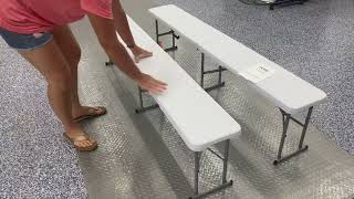 How Do These Folding Benches From Vevor Work?