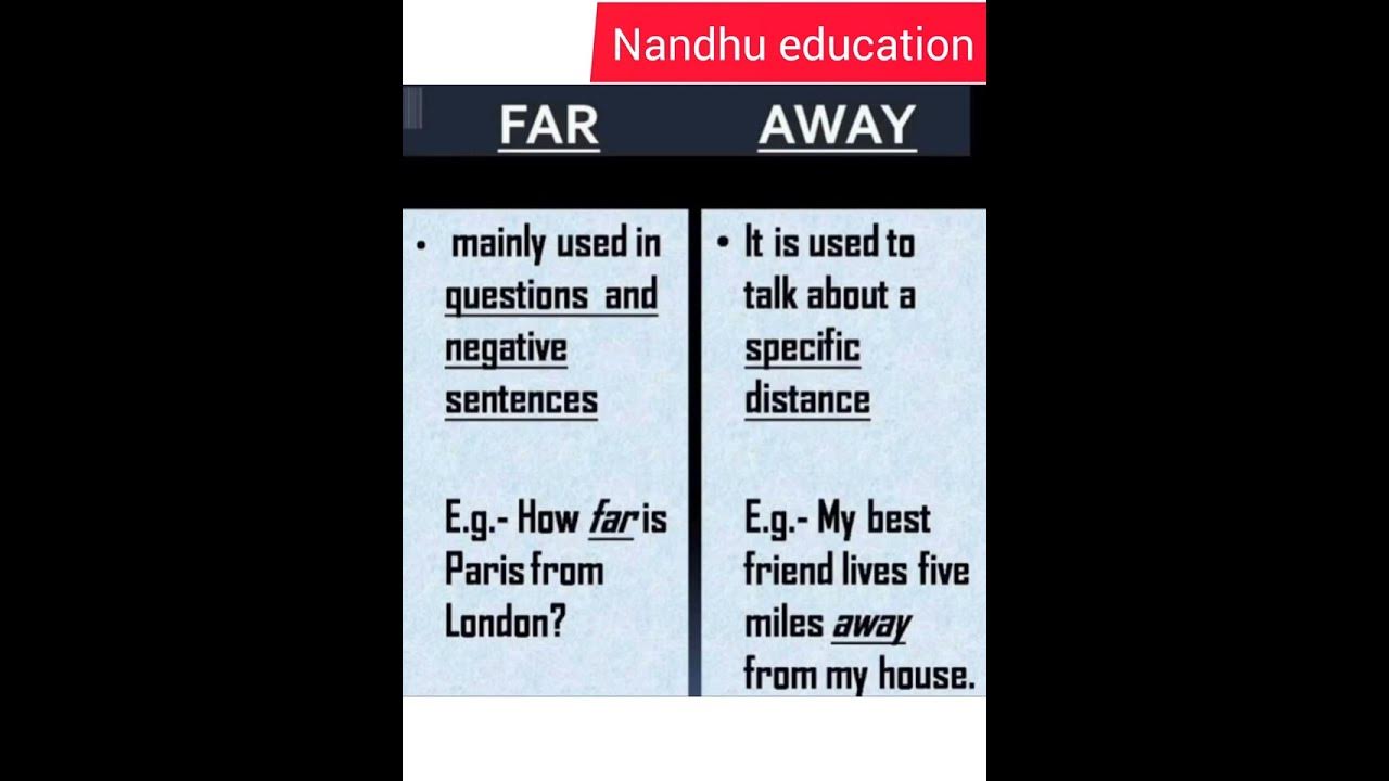 difference-between-far-and-away-youtube