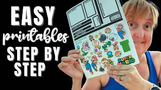 Make Your Own Printable Planner Stickers Step By Step Canva Tutorial - NO CRICUT