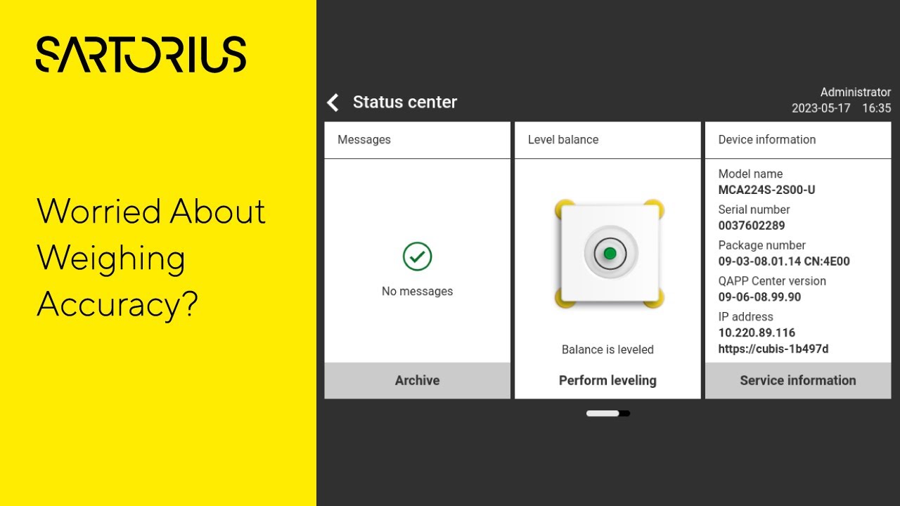 Achieve Precise Weighing: How to Detect and Fix Leveling Errors - YouTube