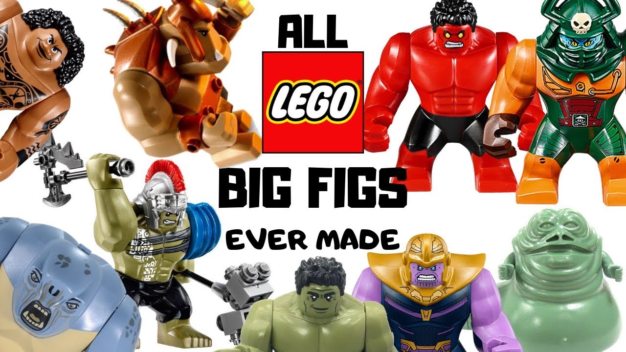 ALL Lego BIG FIGS Ever Made 1999 to 