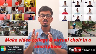 How to Make Virtual Choir and Video Collage in your Smartphone | Video Collage Maker | Momentic Apps screenshot 5