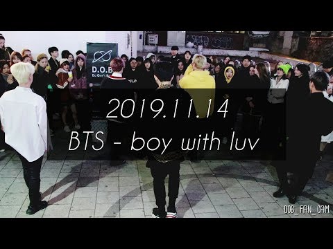 [DOB_디오비] 191114 홍대공연 1차 / <strong>BTS</strong> 방탄소년단 - 작은것들을 위한 시  <strong>boy</strong> with luv
