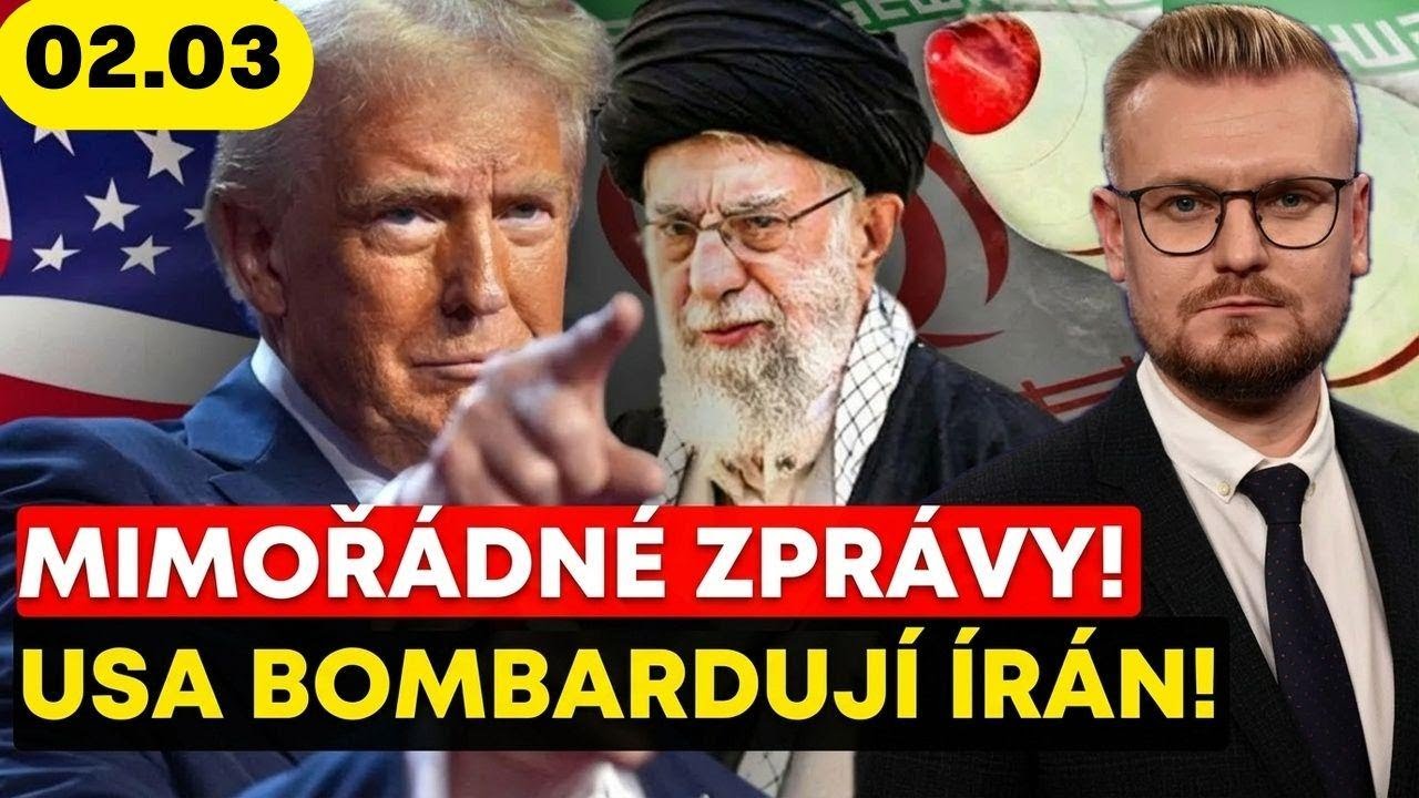USA a Izrael útočí na Teherán: Trump dal rozkaz zničit režim ajatolláhů