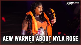 AEW Warned About Nyla Rose Wrestling Women