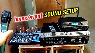 GAWIN MO ito para maganda quality ng Sound Setup mo,, EVENT SOUND SETUP using wireless microphone