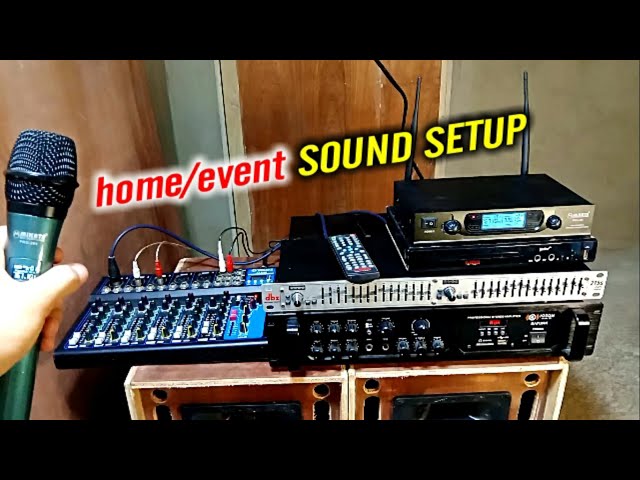 GAWIN MO ito para maganda quality ng Sound Setup mo,, EVENT SOUND SETUP using wireless microphone class=