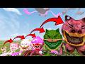 NEW SIZE AND EVOLUTION OF ALL SONIC AMY 1 - 6 FAMILY? AND SONIC TAPES In Garry's Mod!