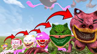 NEW SIZE AND EVOLUTION OF ALL SONIC AMY 1 - 6 FAMILY? AND SONIC TAPES In Garry's Mod!