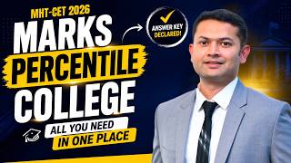 Marks → Percentile → College! Full MHT-CET 2026 Guide 🚀