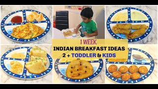 MON-SUN 7 HEALTHY INDIAN BREAKFAST RECIPES FOR 2+ TODDLER\/HEALTHY BREAKFAST FOR PICKY EATERS