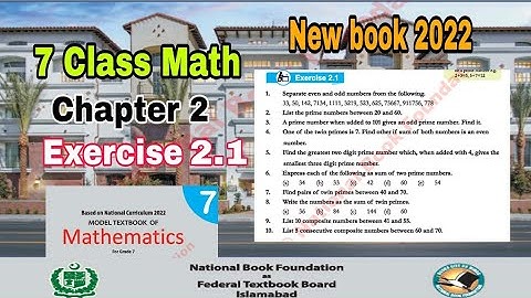 Class 7 Math Chapter 2 Exercise 2.1 | square and square root| math class 7 chapter 2 | ilmi darasgah