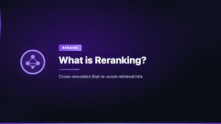 What is Reranking?