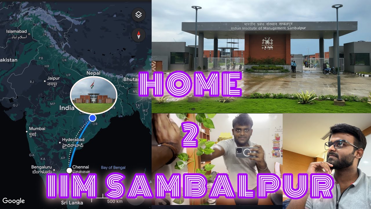 26-Hour Journey: Chennai to IIM Sambalpur! (Epic Train Ride)| 🏡🚆🎓