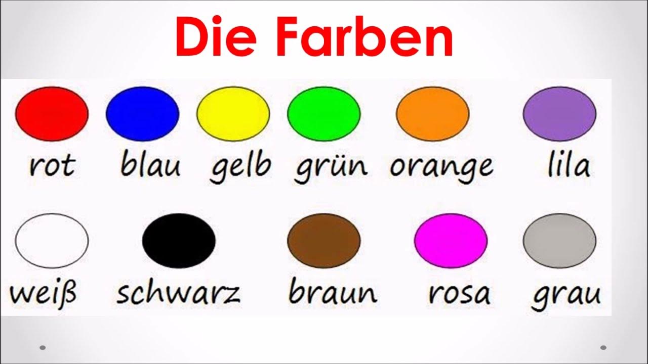 APRENDE LOS COLORES EN ALEMÁN FÁCIL Y GRATIS l DIE FARBEN I ESPAÑOL