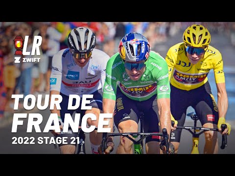 The Final Sprint Showdown | Tour de France Stage 21 2022 | Lanterne Rouge x Zwift