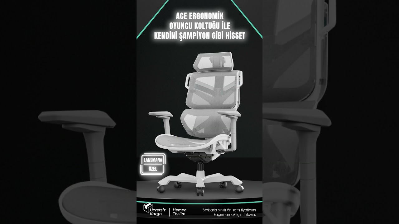 Adore Gaming Ace Oyuncu Koltuğu tam sana göre! |  