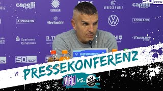 Pressekonferenz Nach Dem Spiel Vfl Osnabrck  Sv Sandhausen