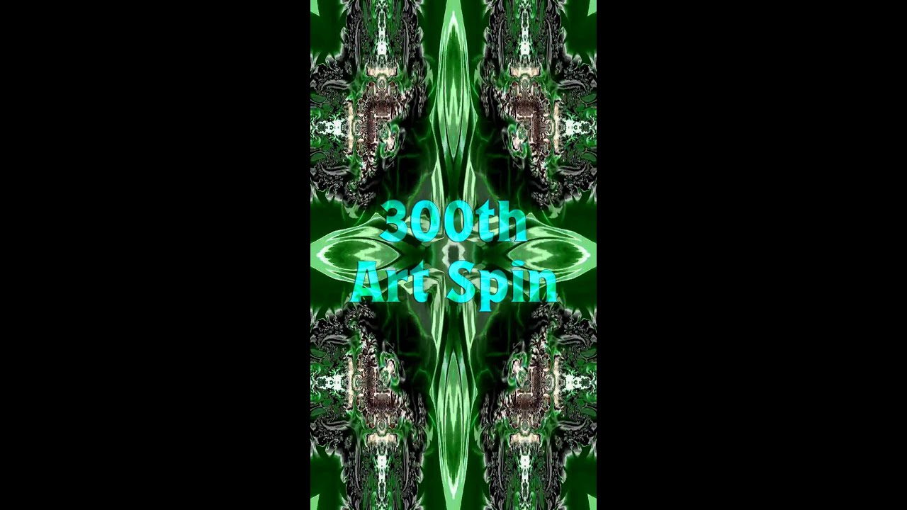 Unwind Instantly with Soft Kaleidoscope Motion for Stress Relief Meditation Visuals  | ArtSpin 300