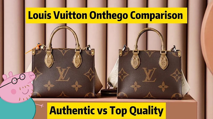 LV onthego comparison top quality VS authentic by Steven