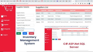 C# Project Inventory  Management System Using C# and SQL Server #programming #sourcecode