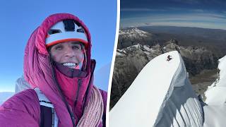 Former data consultant becomes first person to ski 6,000m-tall mountain | SWNS