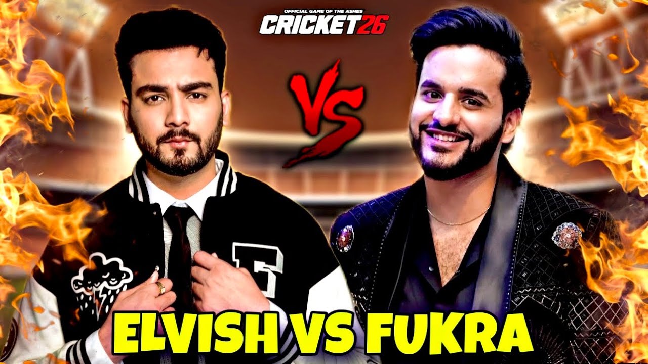 Elvish Yadav vs Fukra Insaan 😱 | Cricket 26 T10 Match | Hindi Gameplay