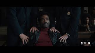 Scene from The Trial of the Chicago 7 (2020)